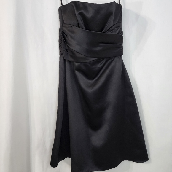 White House Black Market dress size 0 color Black straples - Picture 5 of 7